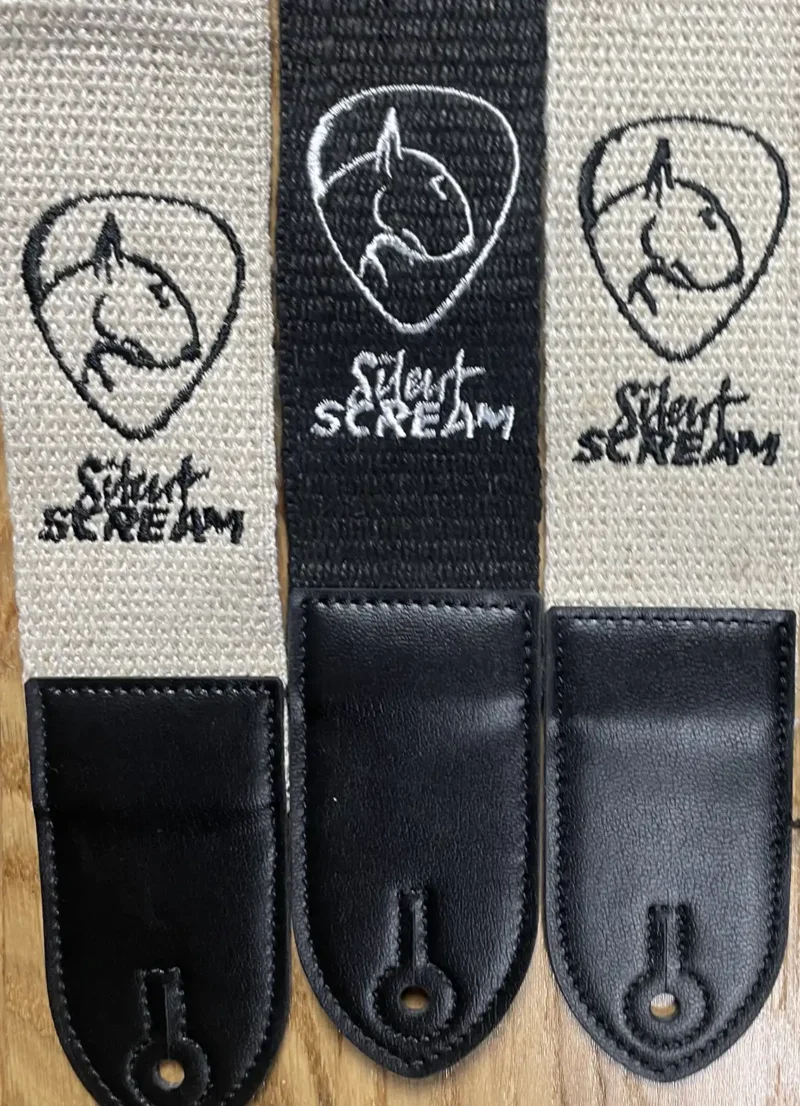 Silent Scream Hemp Vegan Guitar Strap